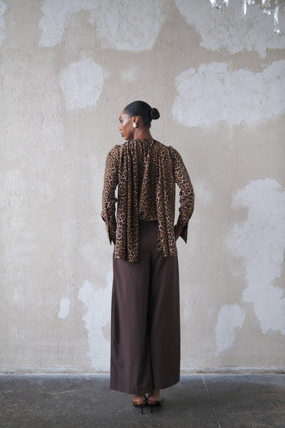 Scarf Top in Silk
