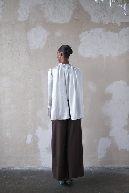 Scarf Top in Silk Charmeuse