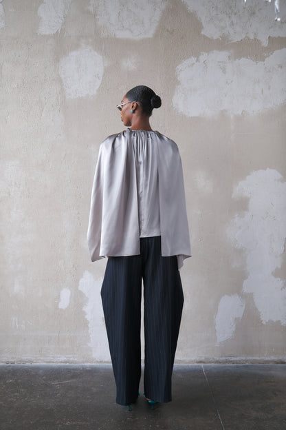 Scarf Top in Silk Charmeuse